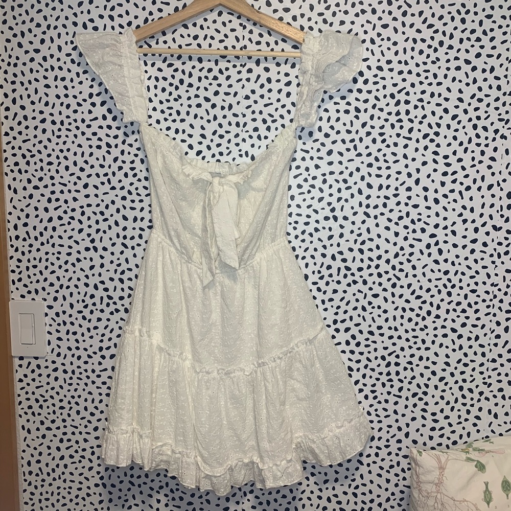 Princess Polly Off the Shoulder White Dress